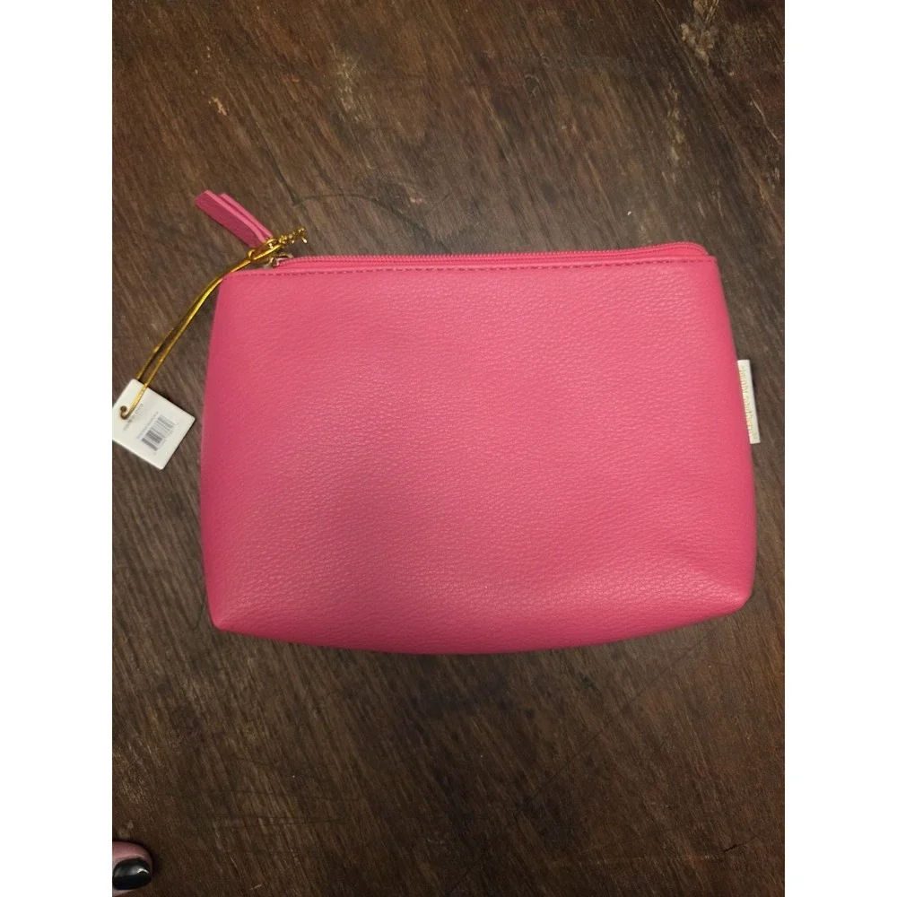 New‎ With Tags Simply Southern Initial Makeup Bag Pink 